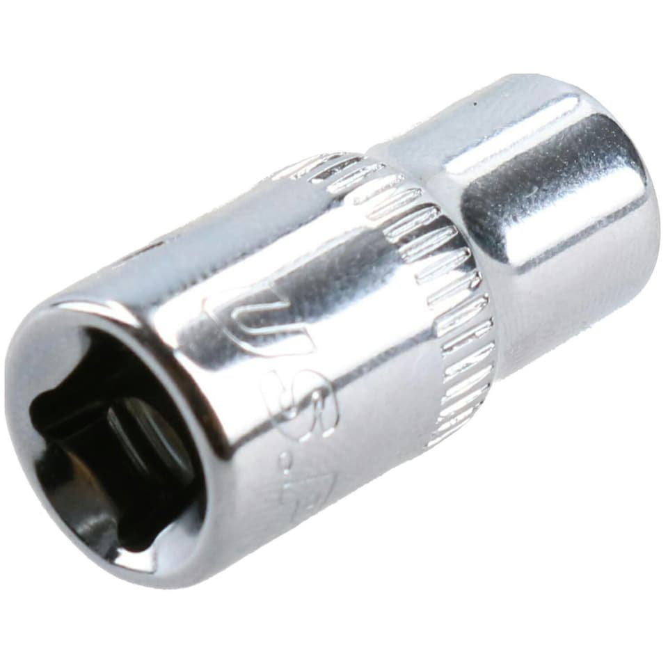 image 1 of E7 Female Torx Socket Star Bit 1/4" Drive Standard External Chrome Vanadium