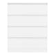 image 2 of Malvern 4 Drawer Chest White