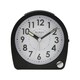 image 1 of Hometime Round Alarm Clock Light, Snooze, Sweep - Black Black