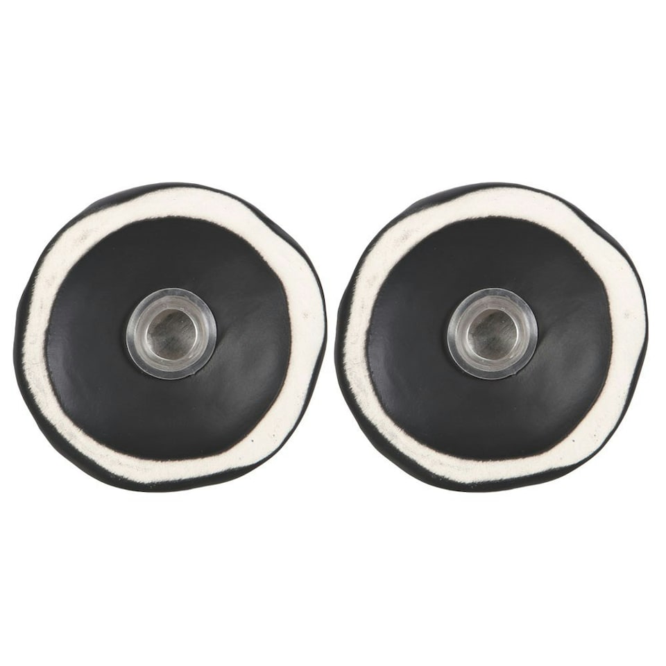 image 1 of Something Different Witches Hat Salt and Pepper Shakers - Black/Blue/Orange - One Size