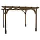 image 1 of Premium Pergola - Wood - L240 x W360 x H270 cm - Rustic Brown