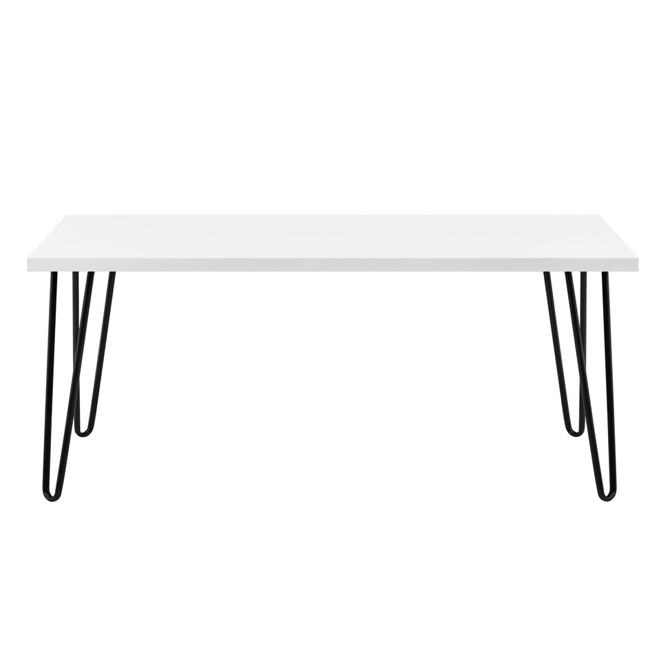image 1 of Owen Retro Coffee Table in White | White | White