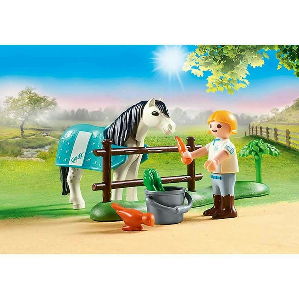 image 1 of Playmobil Country Collectible Classic Pony Figure Pack 23 Piece Ages 4-10