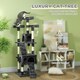 image 8 of PawHut 173cm Cat Tower Scratching Post Activity Centre for Indoor Grey