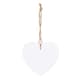 image 2 of Something Different Family Is... Heart Hanging Sentiment Sign - White - One Size