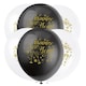 image 1 of Glittering New Year Assorted Biodegradable Latex Balloons 30cm / 12 in - Pack of 8