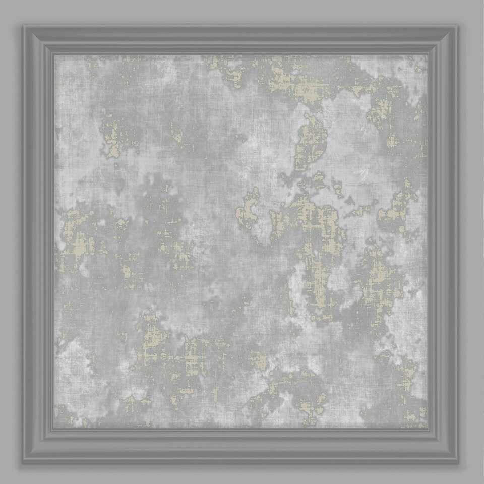 image 1 of Fresco Urban Texture Grey Panel Wallpaper Grey | Grey