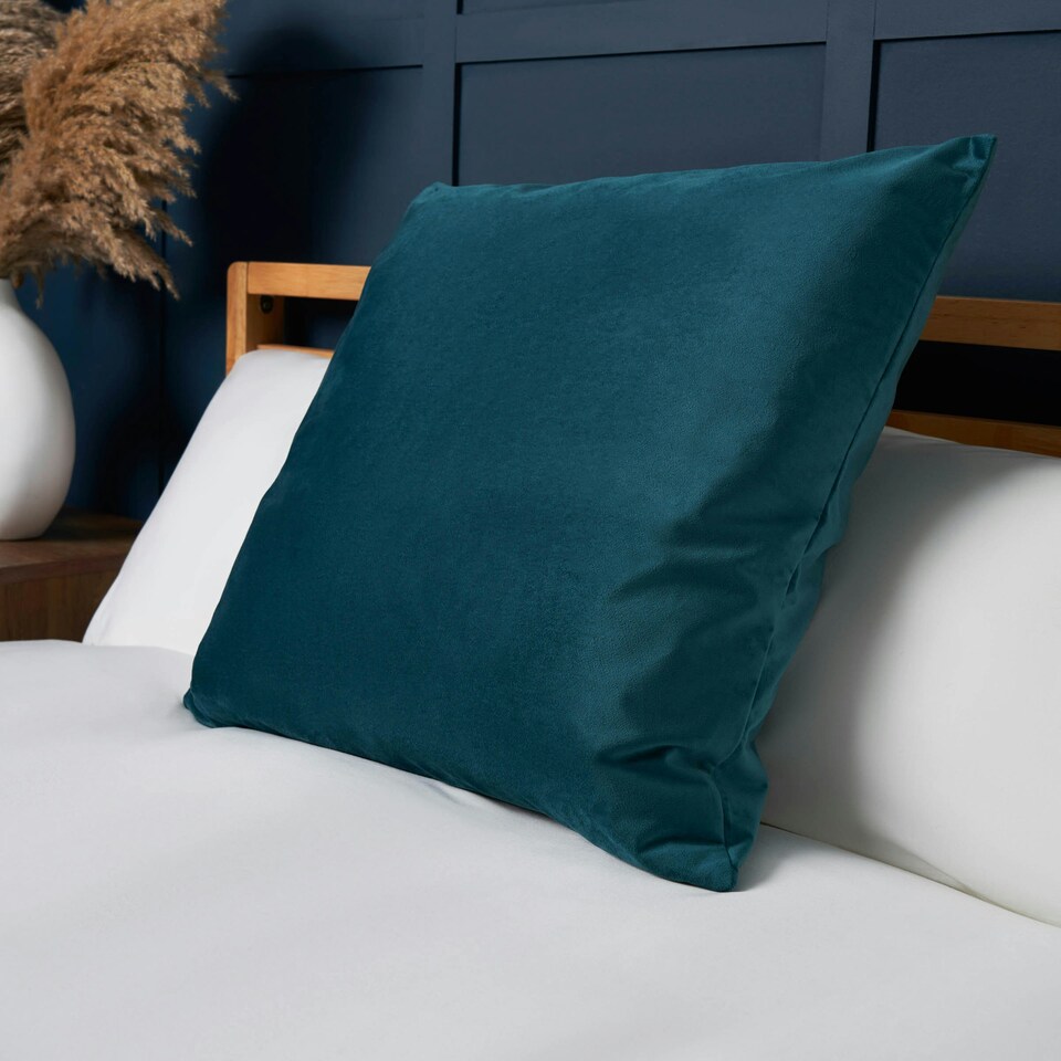 image 1 of BHS Velour Cushion, Teal