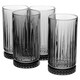 image 8 of Elysia Coloured Glasses Sets Drinking Glass Whiskey Tumblers | Grey | Set of 4 335ml & 4 450ml Grey | 8