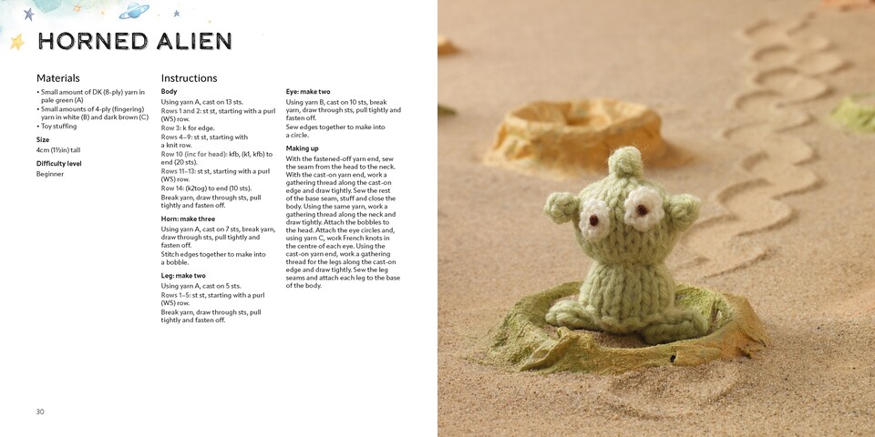 image 1 of Knit a Mini Universe - 20 Tiny Cosmic Projects Book