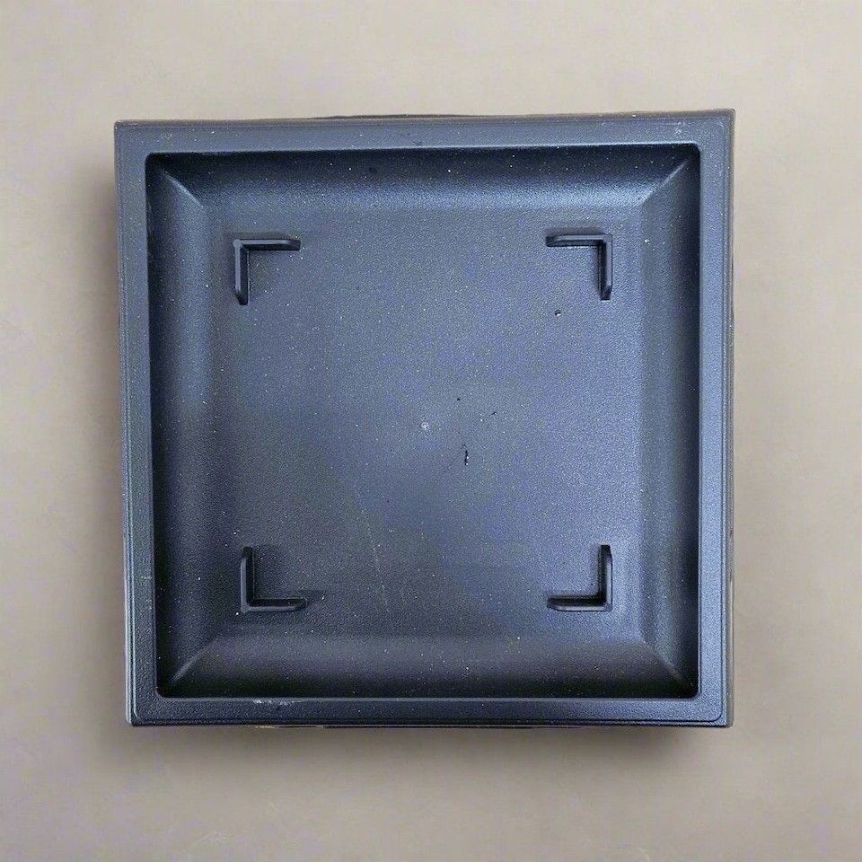 Yorkshire Bonsai Plastic Bonsai Training Pot Drip Tray Square 15cm x 15cm