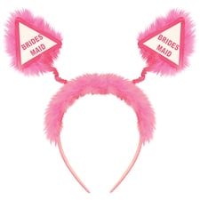 Head Popper Pink W/Fur Bridesmaid