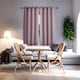 image 6 of Lavender Pink Linen Blackout Curtains - 46 x 54 Inch Drop - 2 Panel | Pink | One Size