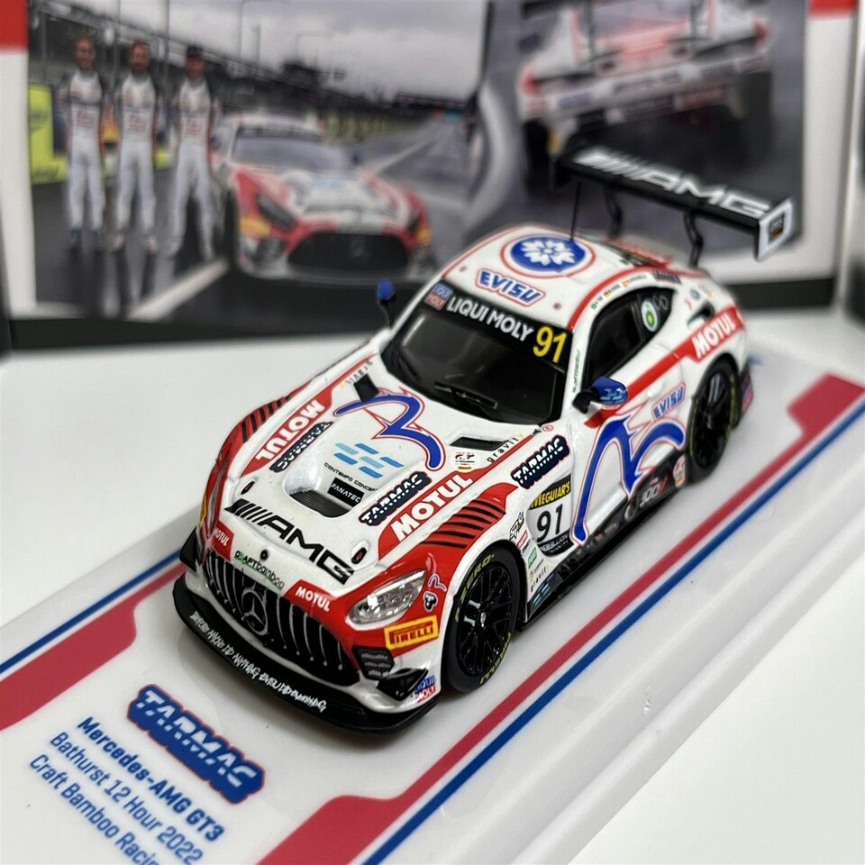 image 1 of Mercedes AMG GT3 Bathurst 12 Hour 2022 #91 1:64 Tarmac Works T6406222BH91