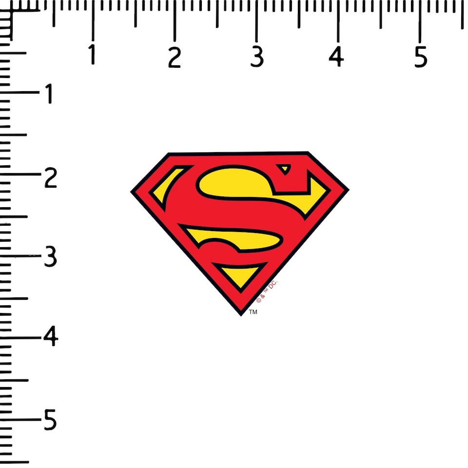 image 1 of Superman Logo Stickers (Pack of 100) - Multicoloured - One Size