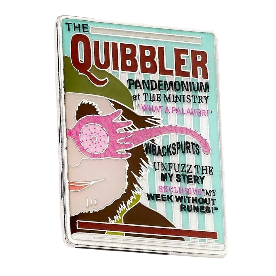 image 1 of Harry Potter Quibbler Keyring - Silver - One Size