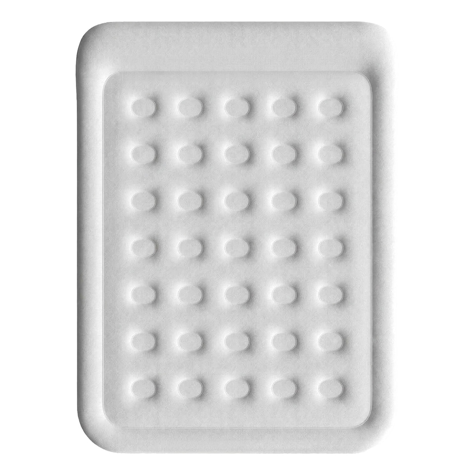 image 1 of Active Era King Comfort Air Bed, Built-in Pump, Waterproof - Green/White