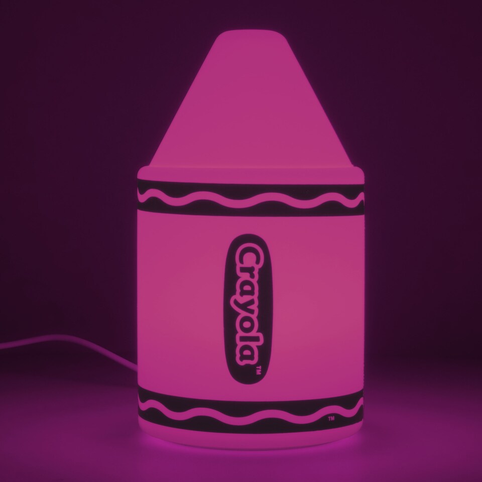 image 1 of Crayola Silicone Rechargeable Night Light, Multicolour Crayon Lamp for Kids, Bedside, Nursery & Classroom  Paladone