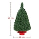 image 3 of Yaheetech 90cm Mini Tabletop Christmas Tree  with Concrete Base