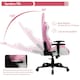 image 3 of Pro GT Reclining Sports Racing Office Desk Faux Leather Gaming Chair (Pink)