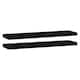 image 1 of Floating Wooden Wall Shelves - 90x23.5cm | Black | Black & Set of 2 | 2