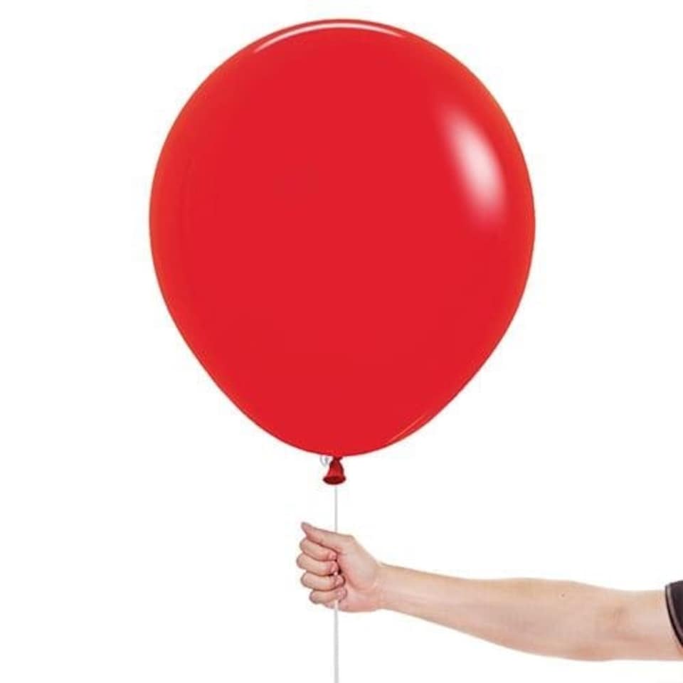image 1 of Fashion Solid Ruby Red Sempertex Biodegradable Latex Balloons 45cm / 18 in - Pack of 25