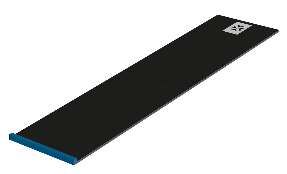 image 1 of Bullet Puzzle Mat Black / Blue