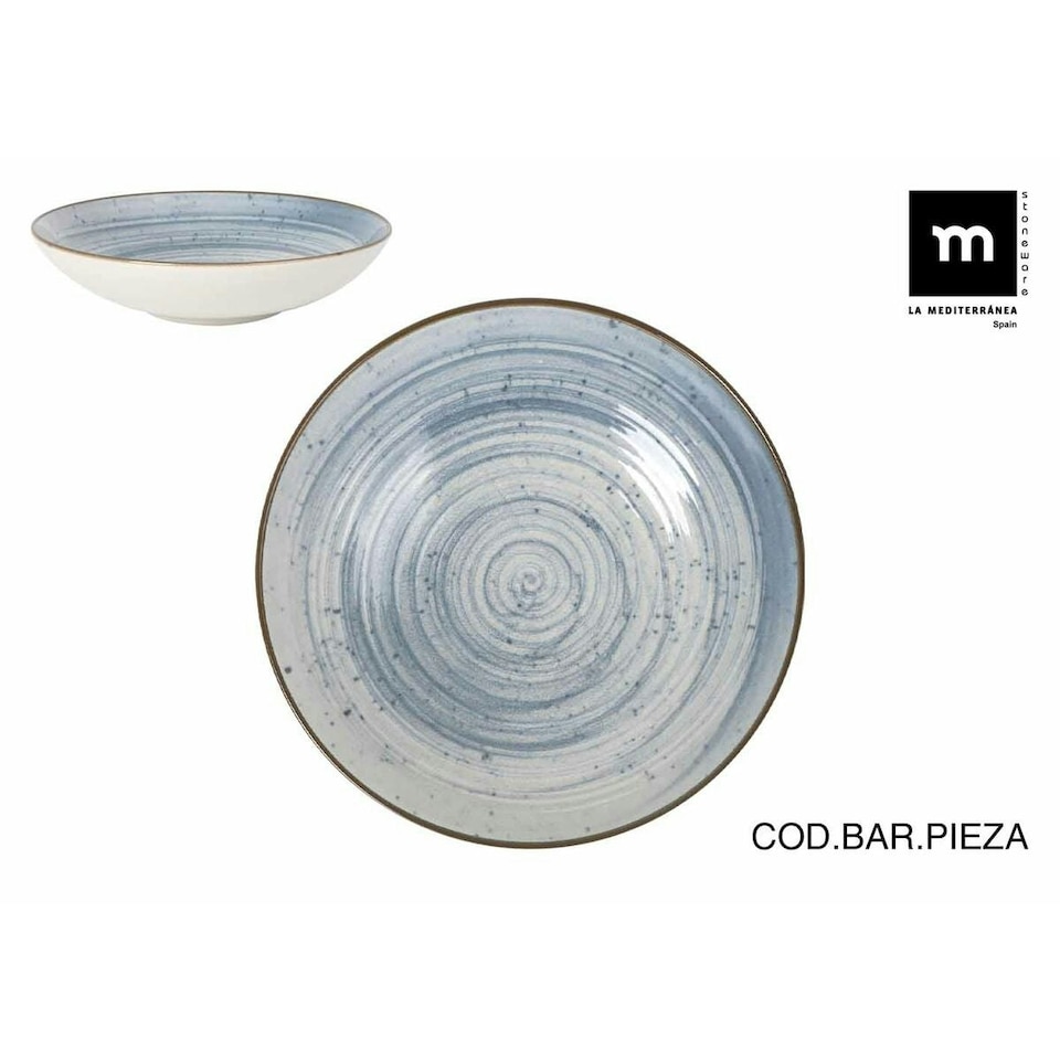 image 1 of Deep Plate La Mediterránea Swirl Ø 21 cm (12 Units) N/A
