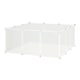 image 6 of PawHut Pet Playpen DIY Small Animal Cage 12 Panels for Hedgehog Bunny Chinchilla