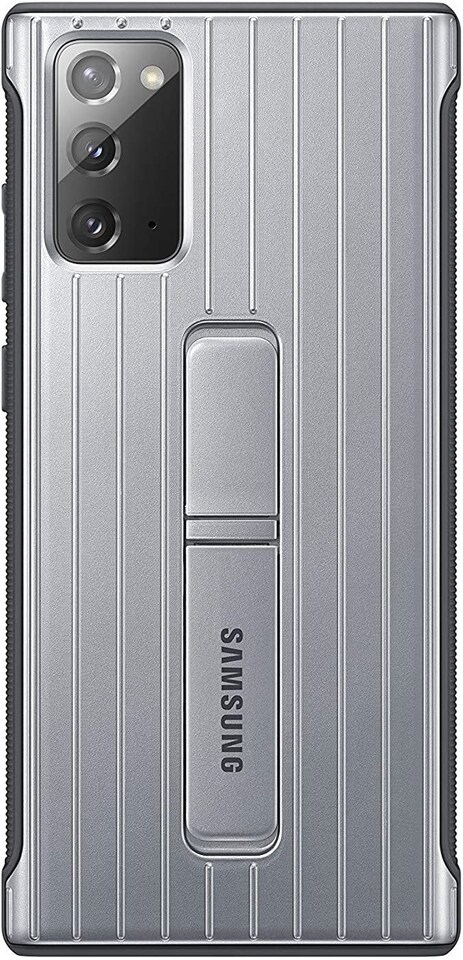 image 1 of Samsung Galaxy Note 20 Standing Cover Silver - EF-RN980CSEGWW