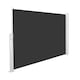 image 1 of 1.6m x 3m Patio Wind Break Awning Full Cassette Manual Side Shade Grey | Charcoal | 1.6m Height x 3m Projection
