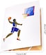 image 4 of Basketball Players 3D Pop Up Greeting Card