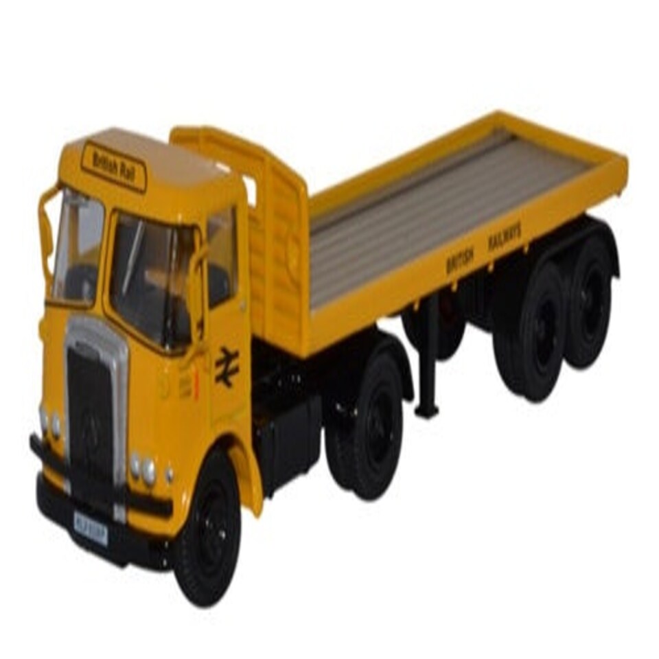 Oxford Diecast Atkinson Borderer Flatbed Trailer British Rail