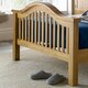 image 3 of 5ft King Size Real oak,Chunky, Curved, Solid,strong,wood bed frame.High foot end wooden bedstead