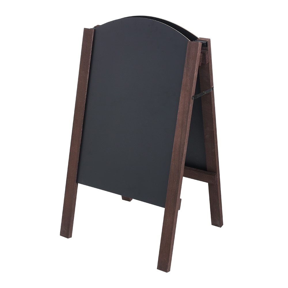 Living and Home Double-Sided A-Frame Chalkboard Sign for Indoor & Outdoor Use | Black