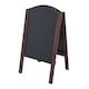 image 1 of Living and Home Double-Sided A-Frame Chalkboard Sign for Indoor & Outdoor Use | Black