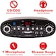image 3 of Professional Karaoke Machine with Microphone | Bluetooth CDG Karaoke System for TV