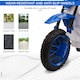 image 6 of HOMCOM 12V Kids Electric Motorbike Ride-On Motorcycle w/ Training Wheels - Blue