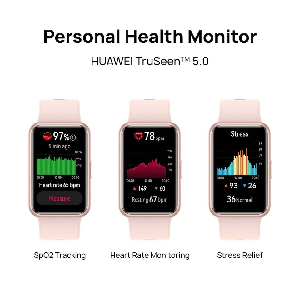 image 1 of Huawei Watch FIT SE AMOLED Black Smartwatch