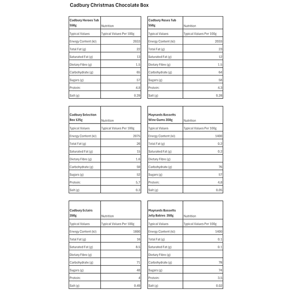 image 1 of Cadbury Christmas Chocolate Box