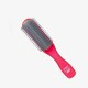 image 2 of Kent Brushes AirHedz Glo Half Round Detangling Brush in Red