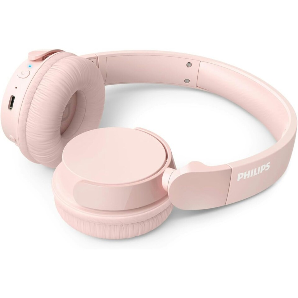 image 1 of Philips TAH4209 On-ear Wireless BT Headphones Pink