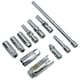 image 4 of Metric 3/8in Drive Glow Plug + Accessory Set Sensor Sockets Spark Plugs 11pc