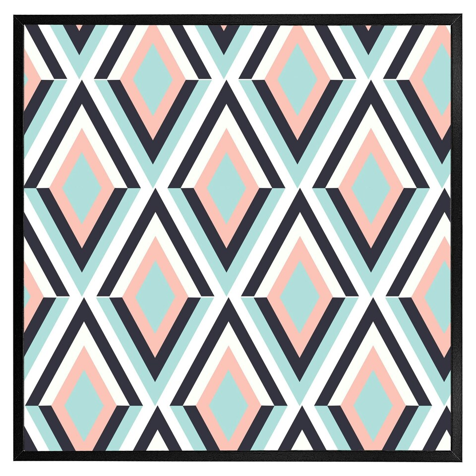 image 1 of Geometric pattern (Picture Frame) Grey | XS