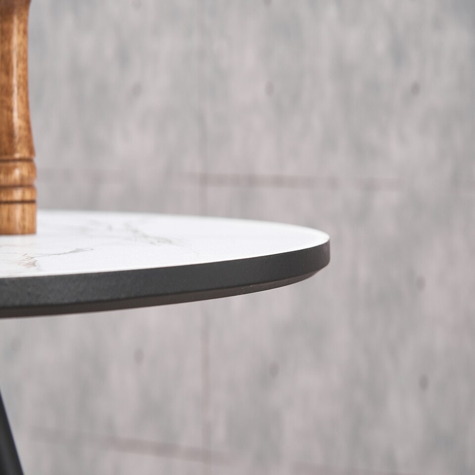 image 1 of Dorchester Lux Dining Table Single White