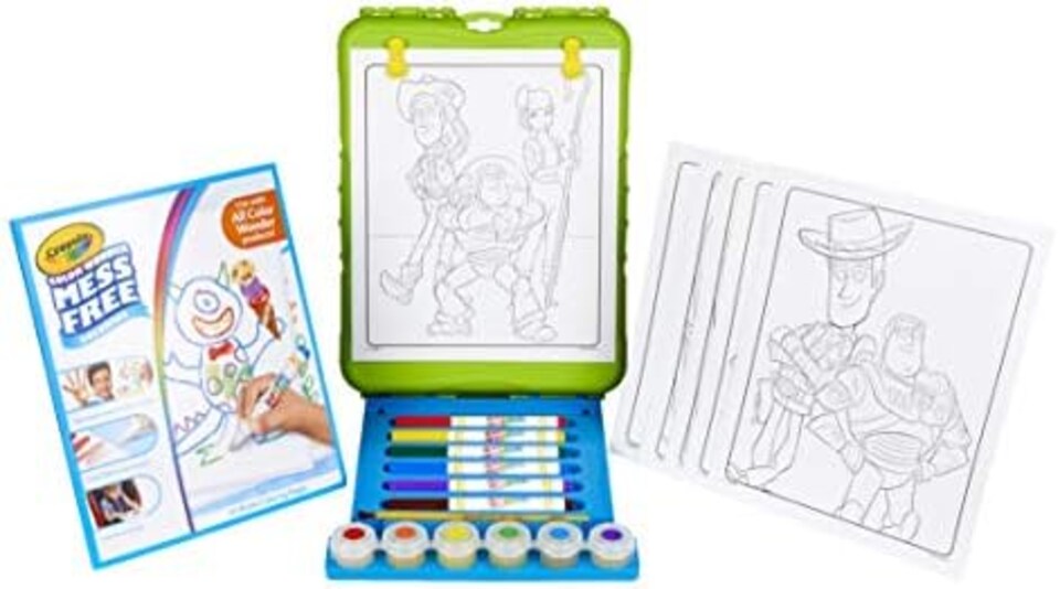 image 1 of Crayola Toy Story 4 Color Wonder Tabletop Easel