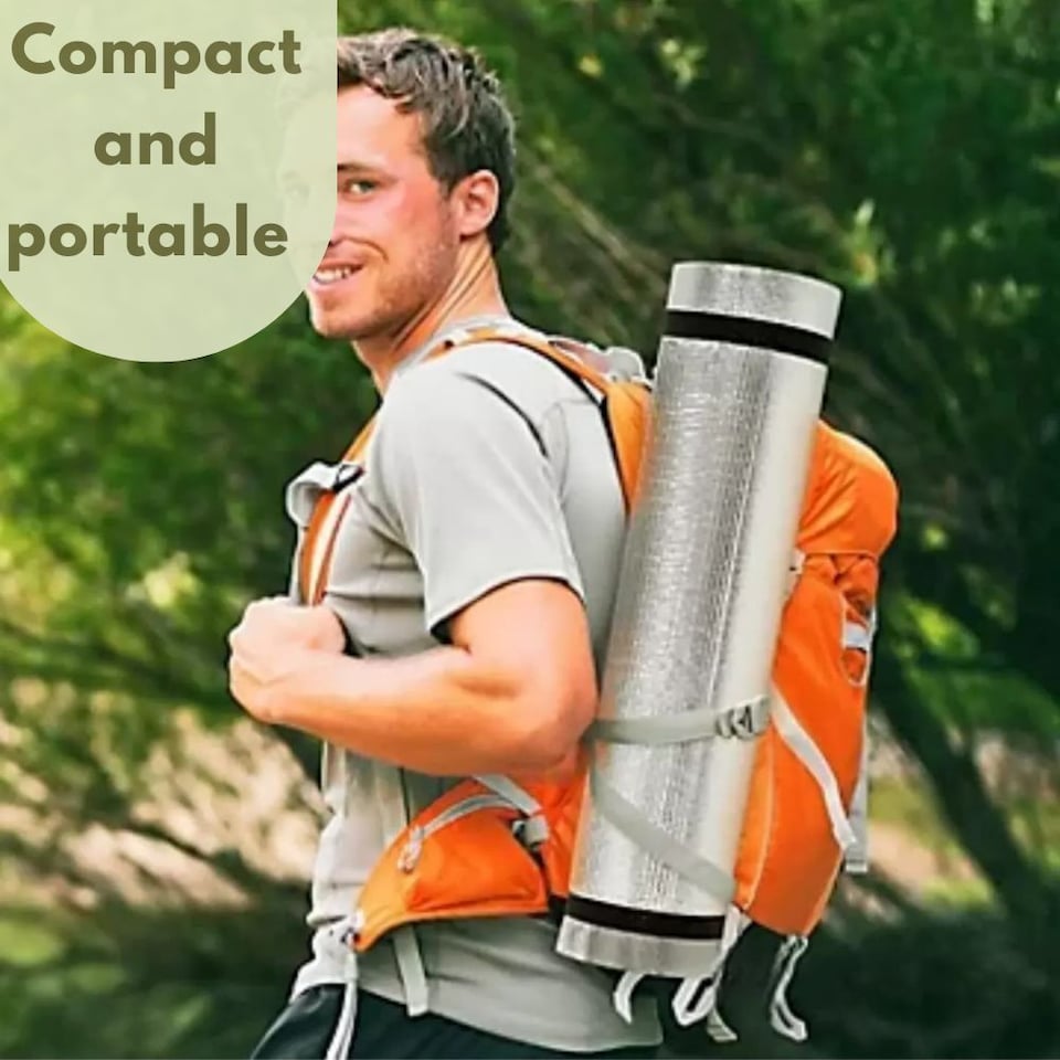 image 1 of Marco Paul 180cm x 50cm Insulated Camping Mat