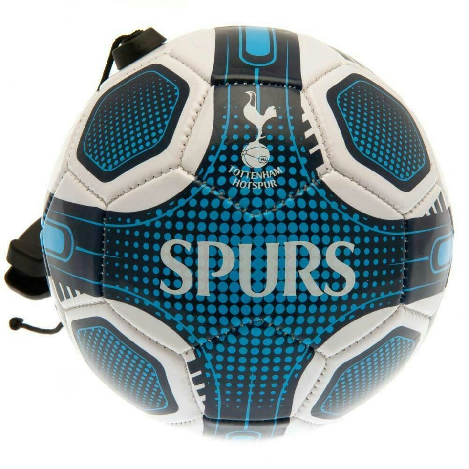 image 1 of Tottenham Hotspur FC Skills Training Ball - White/Navy Blue - 2