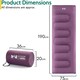 image 5 of Envelope Sleeping Bag - Purple