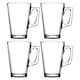 image 1 of Pasabahce Glass Coffee Mugs | Clear | 4